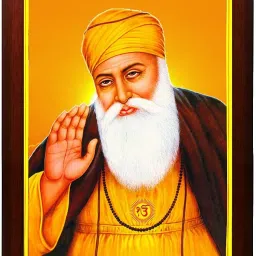Guru Nanak Dev Ji Large Photo Frame For Wall Hanging Size Digital Reprint 10 inch x 8 inch Painting-1