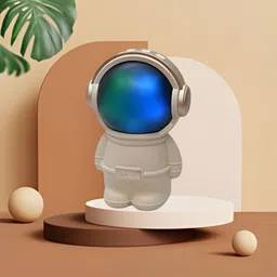 GUGGU M6 Astronut Bluetooth Speaker & Mini wireless desktop speaker With HD Sound A28 6.8 W Bluetooth Laptop/Desktop Speaker-image-45