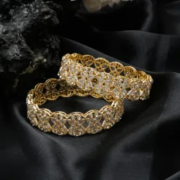 Alloy Gold-plated Bangle Set-1