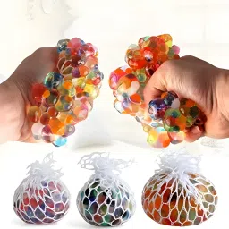 Mesh Squishy Stress Ball for Kids & Adults – Anti-Anxiety & Stress Relief Squash Ball-image-55