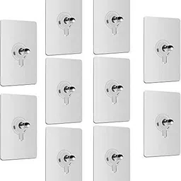 sjk (PACK OF 20)Multipurpose use bathroom and kitchen storage hook Hook 20-picture-32