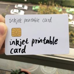 Inkjet PVC card L805 printer (20 card with chip) White Ink Bottle-13
