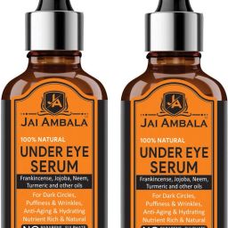 Pure Acid Hydra Boost Under Eye Recovery Serum, Reduces Dark Circles, Puffiness & Wrinkles-30ML-Packof-2-Bottle--12