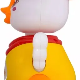 budetto Dancing Duck Toy for Toddlers Rotating Musical Duck Flashing Lights & Sound Rattle image 3