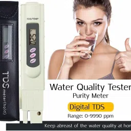 dilook 3 in 1 Digital LCD TDS Meter EC and Temperature Meter, Purity Tester, ATC Function, 1ppm Resolution, 0-9990 ppm for RO Filter Purifier Water Quality Tester Digital pH Meter image 5