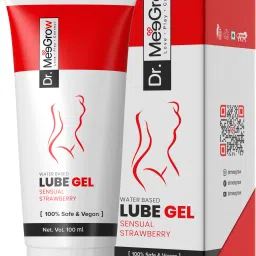 Sensual Strawberry Intimate Lube & Massage Gel for Men, Women | Water based Lubricant-image-10