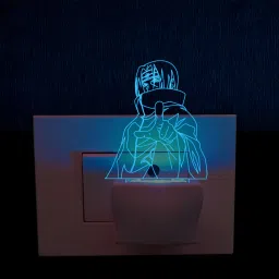 3D Illusion Itachi Uchiha(Naruto) Night Light Plug lamp Table Lamp-23