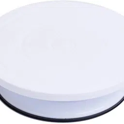 360 Degree Rotating Revolving Cake Turn Table/Cake Decorating Stand/Icing Pedestal Display Stand/Cake Stand for Icing, Decoration Plastic Cake Server-1