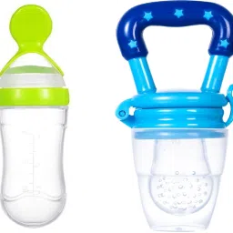 NEW BABY BOTTLE/SPOON PACK OF 2 SILICON BABY TOY VERY CARE FULL TOYS Feeder-19