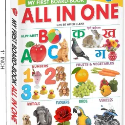 ritskart My First Book of All-In-One board books for children Hindi-English image 3