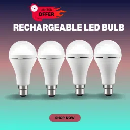 Rechargeable Emergency Bulb 12W Inverter Rechargebale Emergency Bulb_Pack_4 A262 3 hrs Bulb Emergency Light-image-70