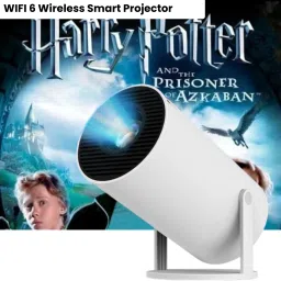 SACRO Smart Projector for Home 4K Support Rotabable Design withApp Netflix,YouTubeX86 (4500 lm / 1 Speaker / Wireless / Remote Controller) Portable Projector-20