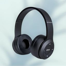 Bluetooth Headset with HD Audio, Rotating Ear Cups, and Omni-Directional Mic_Q3 Bluetooth & Wired Headset-image-77