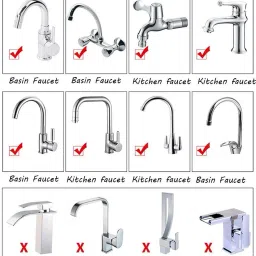 rhonnium Tap Water Purifier Filter Faucet 6 Layer Carbon Activated Faucet Nozzle image 3