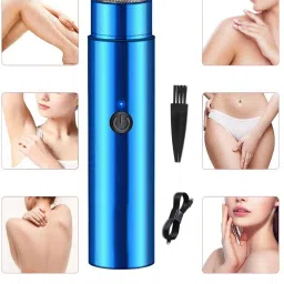 Antoj USB Charging Waterproof Trimmer, Mini Electric Shaver for Face & Body Grooming Cordless Epilator-image-33