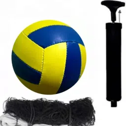classic plain volleyball size 4 with net and air pump mp5 Volleyball - Size: 4-image-63