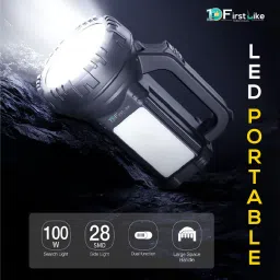 idoleshop Rechargeable Bright Led Torch Light With Side Tube Laser Long Range High Power Search LightTorch Torch image 4