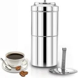 Stainless Steel South Indian Filter Coffee Drip Maker 500 ml 10 Cups Coffee Maker-image-20