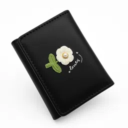 valerie Women Black Genuine Leather Wallet-picture-3