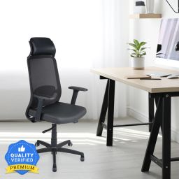 Glory Fabric Office Adjustable Arm Chair-image-5