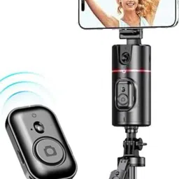 EVAAENTERPRISES Gimbal Stabilizer P02 (Stunning Black Color and 2-Axis Stabilization) 2 Axis Gimbal for Mobile, Camera image 2