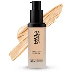 FACES CANADA 3 In 1 Flawless Matte Foundation - 30ml - - Rich Ivory 013-66