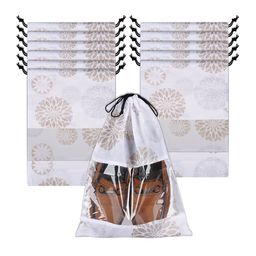 Kuber Industries Pack Of 12 Shoe Cover Bags-32