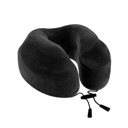 BILLEBON Black Memory Travel Neck Support Rest Pillow-63