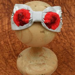 FUNKRAFTS Girls Grey & Red Embellished Hairband-51