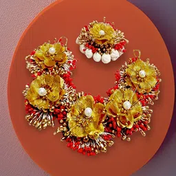 Proplady Women Set of 2 Embellished Hair Accessory-19