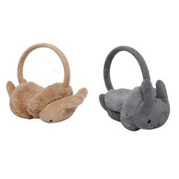 FabSeasons Unisex Kids Grey & Brown Set of 2 Fur Hair Accessory Set-27
