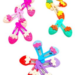 LYTIX Girls Set Of 10 Assorted Alligator Hair Clip-12