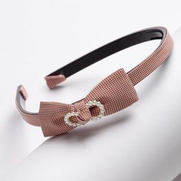 VOGUE PANASH Women Pink & White Embellished Hairband-image-16