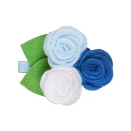 Aye Candy Girls Blue & White Alligator Floral Clip-image-15