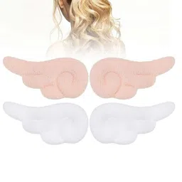 EL REGALO Girls Set of 4 Pink & White Fur Alligator Hair Clip-image-45