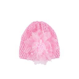 Yellow Bee Girls Pink Flower Crochet Hairband-picture-41