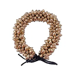 CHANDERKASH Women Gold-Toned Artificial Beads Hair Gajra-image-25