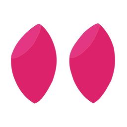AYA Set of 2 Assorted Cut Shape Makeup Sponge Puff-55