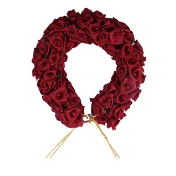 CHANDERKASH Women Rose Gajra Floral Bun Hair Accessory-54