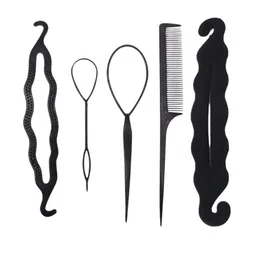 CHANDERKASH Set of 5 Bun Maker Braider Hair Accessory Set-image-45