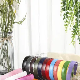 CHANDERKASH Women Set of 5 Wide Anti-slip Hair Bands-15