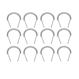 CHANDERKASH Women Set Of 12 Spiral Hairbands-15