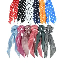 CHANDERKASH Women Pack of 12 Ponytail Holders-21