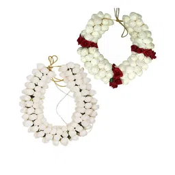 CHANDERKASH Women Set of 2 Gajra Ponytail Holders-17