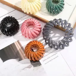 CHRONEX Set Of 4 Nest Plastic Ponytail Holders-25
