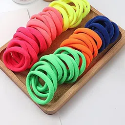 CHRONEX Women Set Of 20 Elasticated Ponytail Holders-32