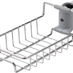 ketmart Faucet Storage Racks Adjustable Sink Rag Sponge Draining Rack Kitchen Bathroom Soap Storage Holders Shelves Steel Wall Shelf-image-32