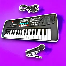 37-Key Musical Piano Keyboard with Microphone 430A1 Song Record Feaure_P784-image-50
