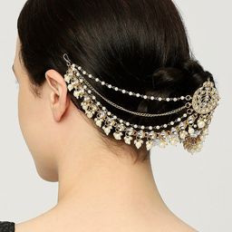 OOMPH Kundan-Studded & Beaded Sheeshphool image 4