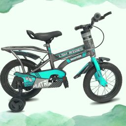 14T Matrix M-Rim Seagreen With Bottle For 2-5 Years Kids 14 T (inch) BMX Cycle-image-21